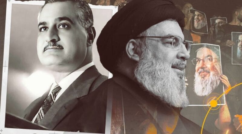 صورة رمزي للزعيمين نصر الله وعبد الناصر